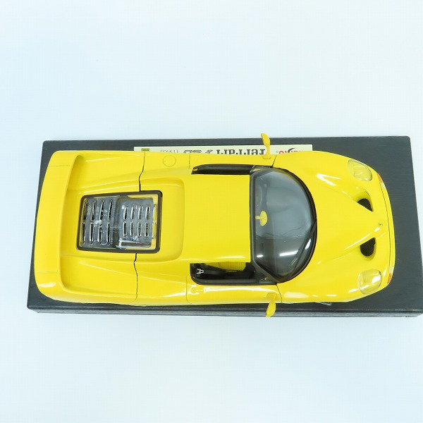 実際に弊社で買取させて頂いたMaisto/マイスト Ferrari/フェラーリ F50 1/18 イエロー 1995の画像 3枚目