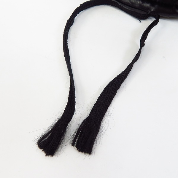 実際に弊社で買取させて頂いたCA4LA/カシラ WEAVE TOSHI ベレー帽 ブラックの画像 8枚目