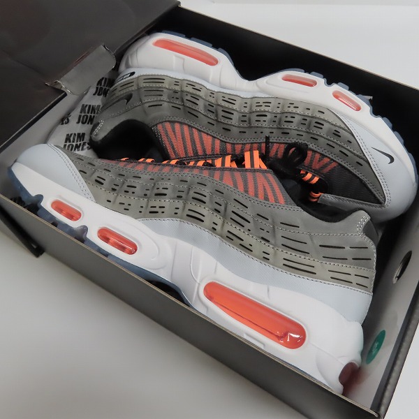 実際に弊社で買取させて頂いたKIM JONES × NIKE/キム・ジョーンズ×ナイキ AIR MAX 95/エアマックス ORANGE DD1871-001/27の画像 6枚目