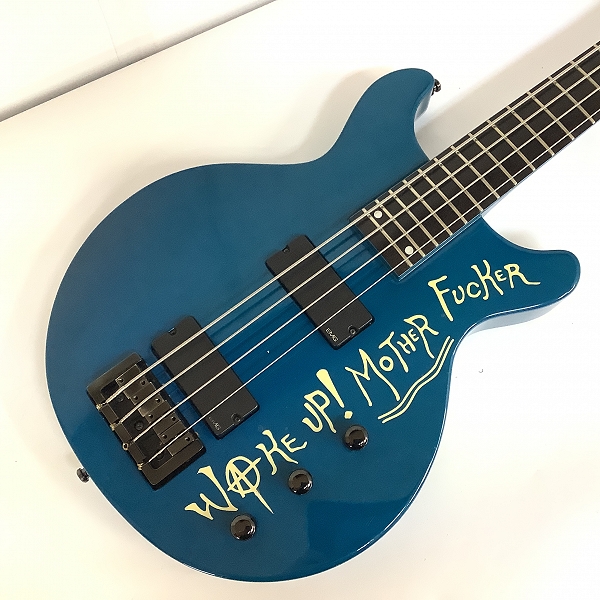 実際に弊社で買取させて頂いた★ESP/イーエスピー J-TVBーSIGNATURE J-BLUE LUNA SEA Jモデル エレキベース 100本限定品 ハードケース付き の画像 4枚目