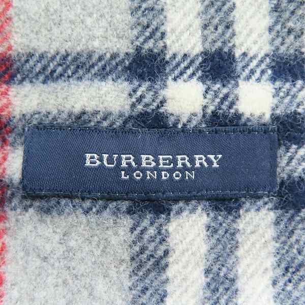 実際に弊社で買取させて頂いたBurberry LONDON/バーバリーロンドン ノバチェック柄 ウールマフラーの画像 2枚目
