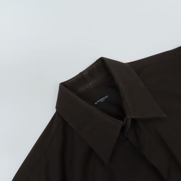 実際に弊社で買取させて頂いたGIVENCHY/ジバンシー 比翼 ボタン 長袖 シャツ/38の画像 5枚目