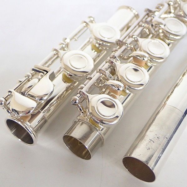 実際に弊社で買取させて頂いたYAMAHA/ヤマハ YFL-311/YFL311 フルート 頭部管銀製 Eメカ付 ハードケース・ケースカバー付の画像 8枚目