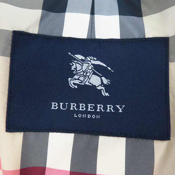 実際に弊社で買取させて頂いたBURBERRY LONDON/バーバリーロンドン ダウンライナー付き コート ブラック/黒 Size：Mの画像 2枚目