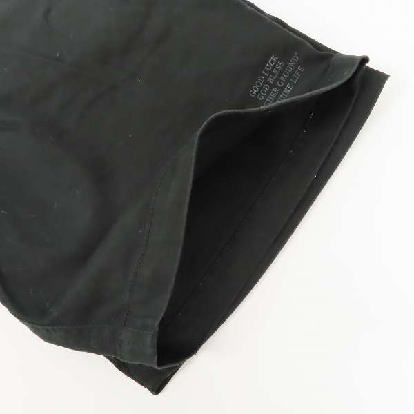 実際に弊社で買取させて頂いたCRIME/クライミー ショートパンツ ブラック size：Sの画像 4枚目