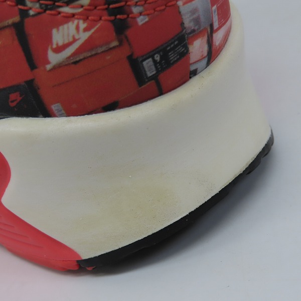 実際に弊社で買取させて頂いたNIKE×atmos/ナイキ×アトモス AIR MAX 90 PRNT エアマックス "WE LOVE NIKE" AQ0926-001/27.5の画像 6枚目