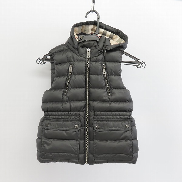 実際に弊社で買取させて頂いた【JPタグ】BURBERRY/バーバリー 裏ノバチェック ダウンベスト KIDS/116cm