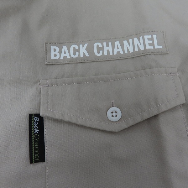 実際に弊社で買取させて頂いたBack Channel/バックチャンネル ワークシャツ/Lの画像 4枚目
