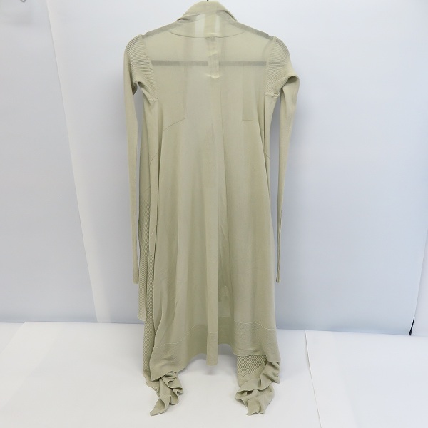 実際に弊社で買取させて頂いた【未使用】Rick Owens/リックオウエンス TECUATL LONG WRAP ロングニット OYSTER RP20S1643CRP/XSの画像 1枚目