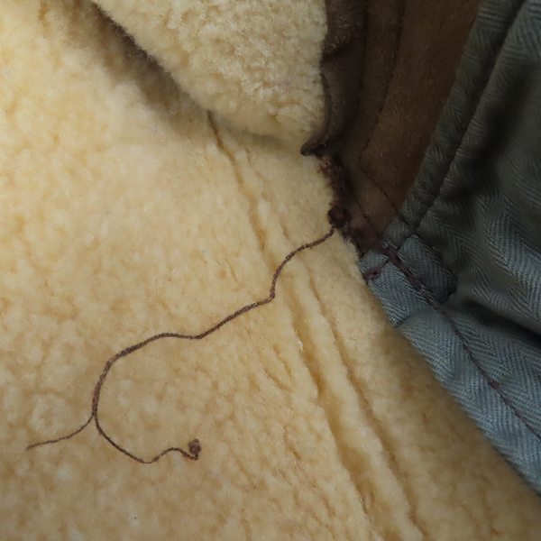 実際に弊社で買取させて頂いたTHE REAL McCOY'S/ザリアルマッコイズ TYPE D-1 ムートン フライトジャケット 94-3084-A/Mの画像 7枚目