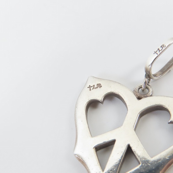 実際に弊社で買取させて頂いたLoree Rodkin/ローリーロドキン ミディアム ゴシックピースハート ペンダントトップの画像 4枚目