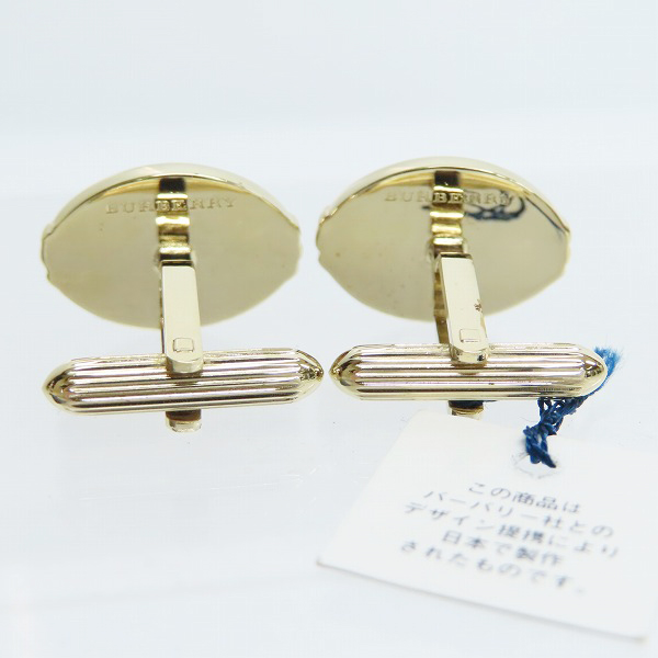 実際に弊社で買取させて頂いたBURBERRY LONDON/バーバリーロンドン ホースマーク カフスの画像 2枚目