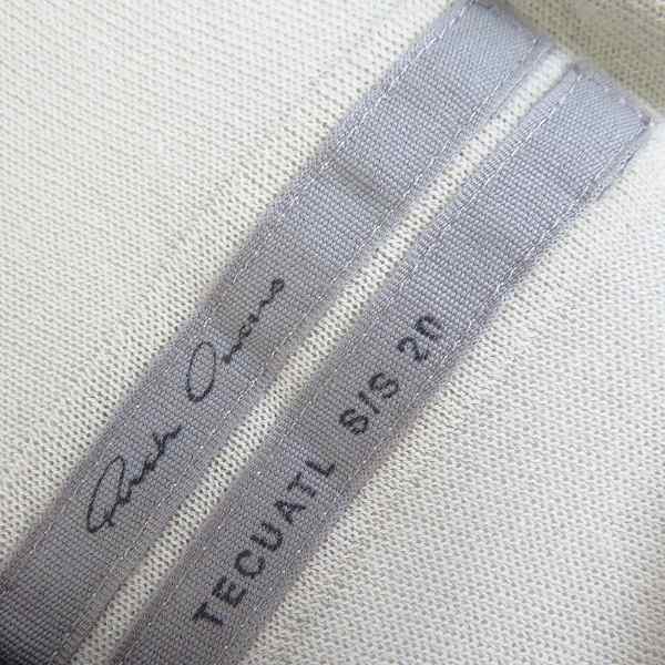実際に弊社で買取させて頂いた【未使用】Rick Owens/リックオウエンス TECUATL LONG WRAP ロングニット OYSTER RP20S1643CRP/XSの画像 2枚目