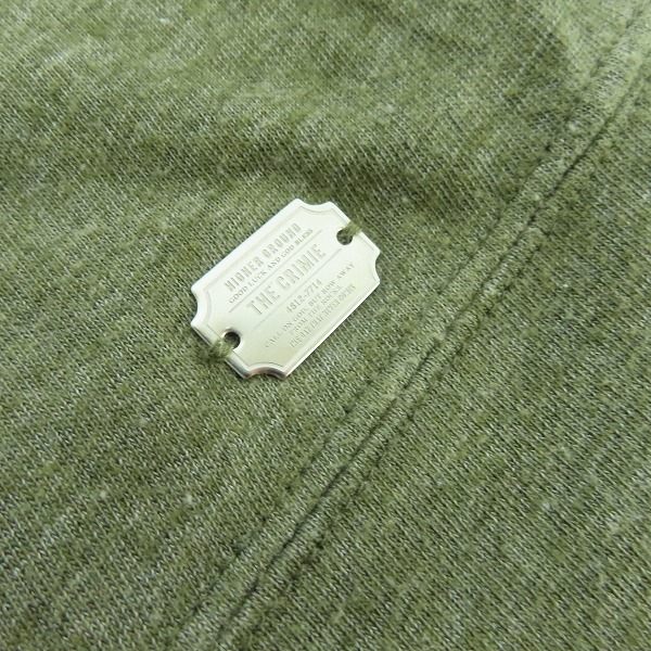 実際に弊社で買取させて頂いたCRIMIE/クライミー 胸プリント タンクトップ カーキ size：Sの画像 5枚目