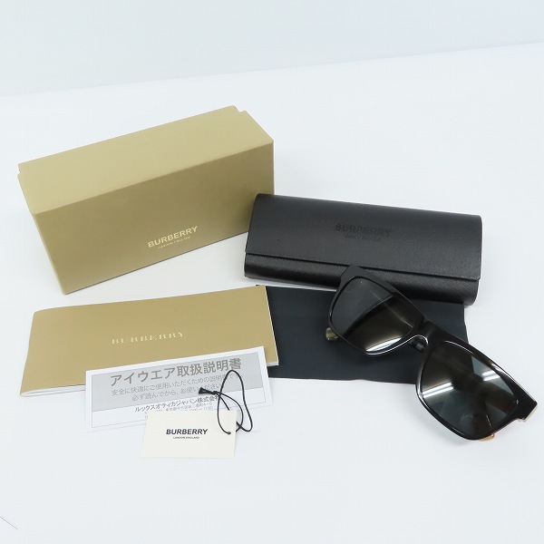 実際に弊社で買取させて頂いたBURBERY/バーバリー サングラス/アイウェア B4293-F 3806/87の画像 9枚目