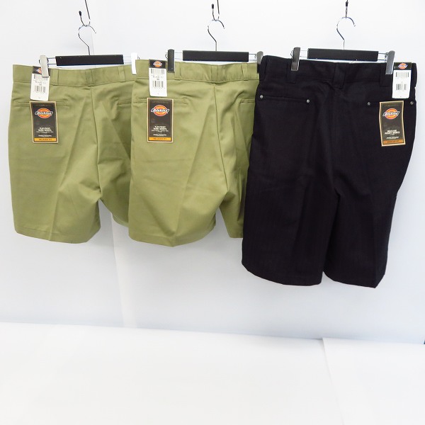 実際に弊社で買取させて頂いた【未使用】Dickies/ディッキーズ ショートパンツ/ストライプ柄ハーフパンツショーツ size：36 3点セット　の画像 1枚目
