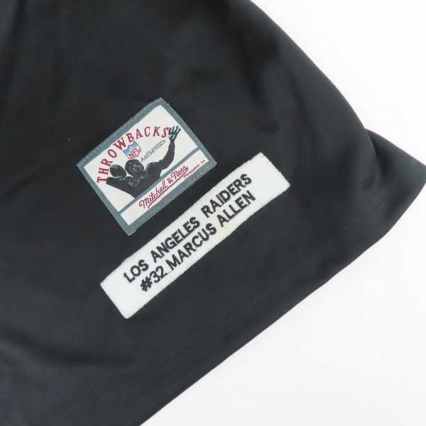 実際に弊社で買取させて頂いたMITCHELL&NESS/ミッチェルアンドネス NFL RAIDERS ＃32 マーカスアレン ユニフォーム/52の画像 8枚目
