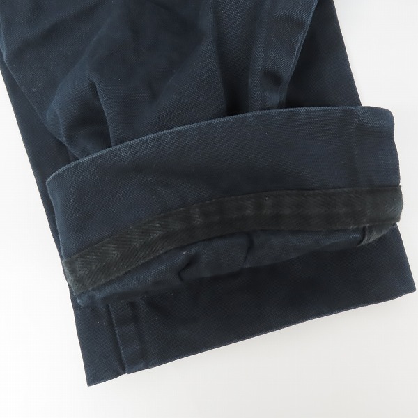 実際に弊社で買取させて頂いたkolor/カラー クロップド パッカリングパンツ ネイビー系 10WCM-P08109 size：1の画像 5枚目