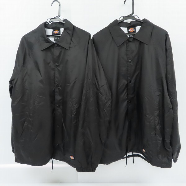 実際に弊社で買取させて頂いたDickies/ディッキーズ Snap Front Nylon Jacket/コーチジャケット/ナイロンジャケット /L 2点セット