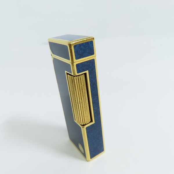 実際に弊社で買取させて頂いたdunhill/ダンヒル ローラー ガスライター ゴールド/ネイビーの画像 3枚目
