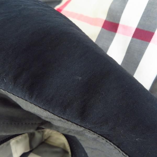 実際に弊社で買取させて頂いたBURBERRY LONDON/バーバリーロンドン ダウンライナー付き コート ブラック/黒 Size：Mの画像 7枚目