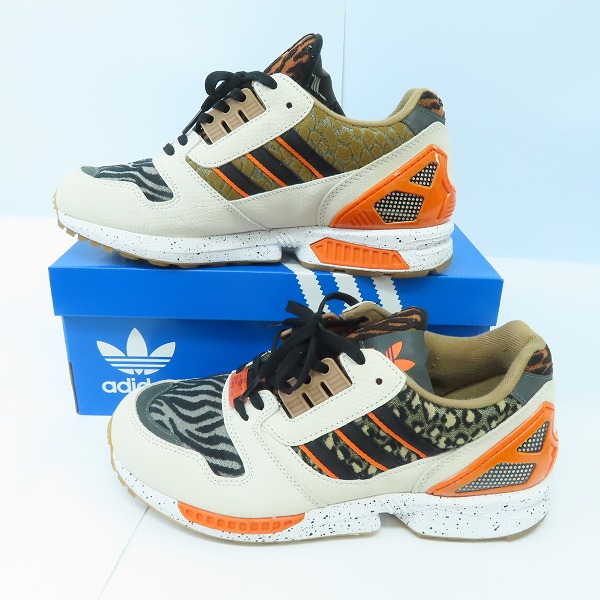 実際に弊社で買取させて頂いたadidas×atmos/アディダス×アトモス ZX 8000 CRAZY ANIMAL/クレージーアニマル FY5246/26の画像 3枚目