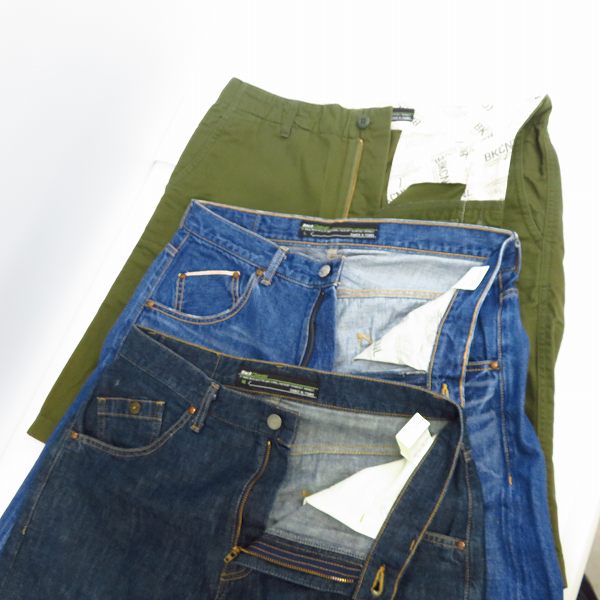 実際に弊社で買取させて頂いたBACK CHANNEL/バックチャンネル ワーク/デニム ハーフパンツ 3点セットの画像 2枚目
