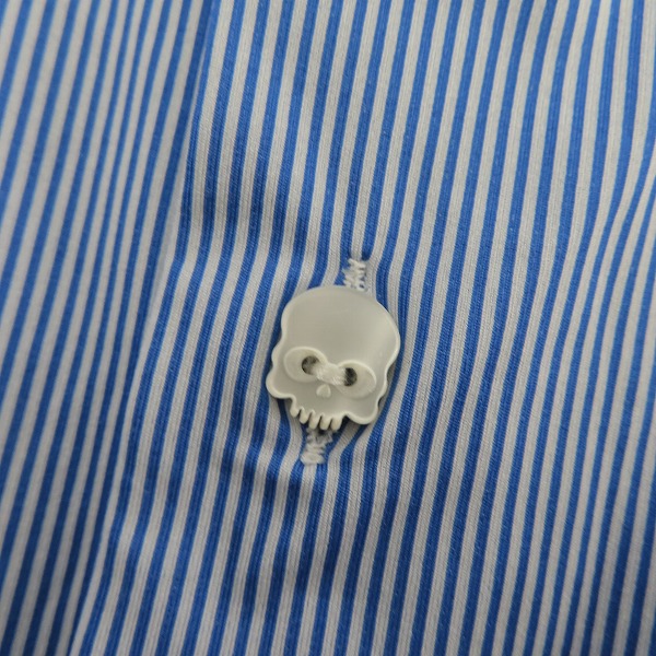 実際に弊社で買取させて頂いたHYDROGEN/ハイドロゲン 長袖シャツ ストライプ/XLの画像 8枚目