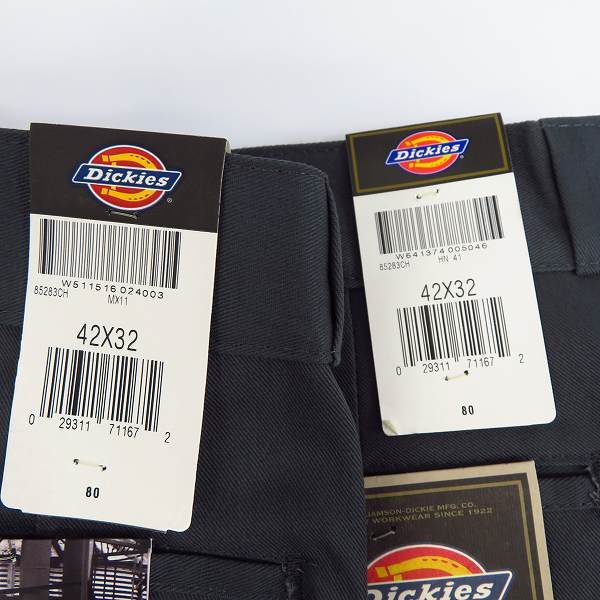 実際に弊社で買取させて頂いた【未使用】Dickies/ディッキーズ DOUBLE KNEE WORK PANT/ダブルニーワークパンツ 85283 Size：42×32 2点セット　の画像 4枚目