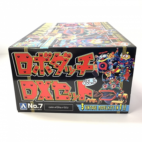 実際に弊社で買取させて頂いた【未組立】AOSHIMA/アオシマNo.7 ロボダッチ DXセット Vol.2/ガマロボ/ロボQ/モビルタマゴロー/プラモの画像 5枚目