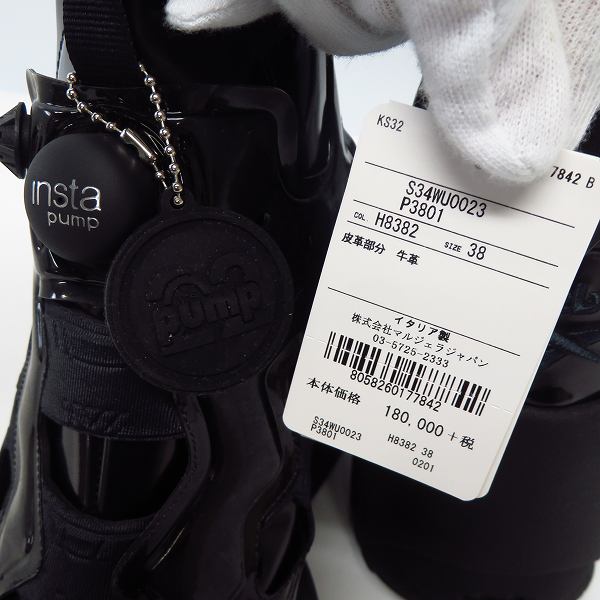 実際に弊社で買取させて頂いた【未使用】MAISON MARGIELA×Reebok/メゾンマルジェラ×リーボック Tabi Instapump Fury Hi S34WU0023/38の画像 6枚目