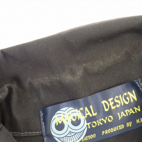 実際に弊社で買取させて頂いたMAGICAL DESIGN/マジカルデザイン バックスカルプリント 半袖シャツ Mの画像 4枚目