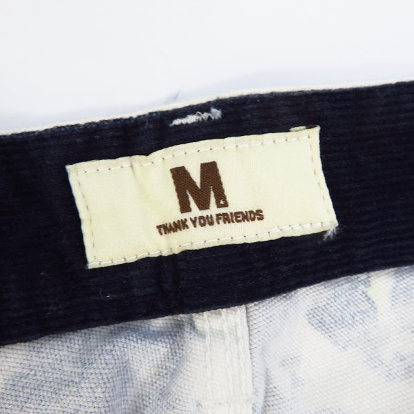 実際に弊社で買取させて頂いたM/エム hand paint camo short pants/ハンドペイントカモ ショーツ ブルー/Mの画像 3枚目