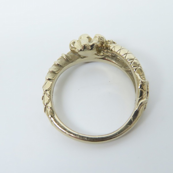 実際に弊社で買取させて頂いたBloody Mary/ブラッディマリー NUE/鵺/ぬえ リング K18 w/ダイアモンド 16号の画像 4枚目