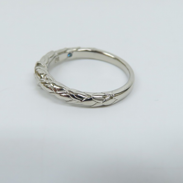 実際に弊社で買取させて頂いたBloody Mary/ブラッディマリー INSPIRIT Pt900 w/ダイアモンド リング 14号の画像 2枚目