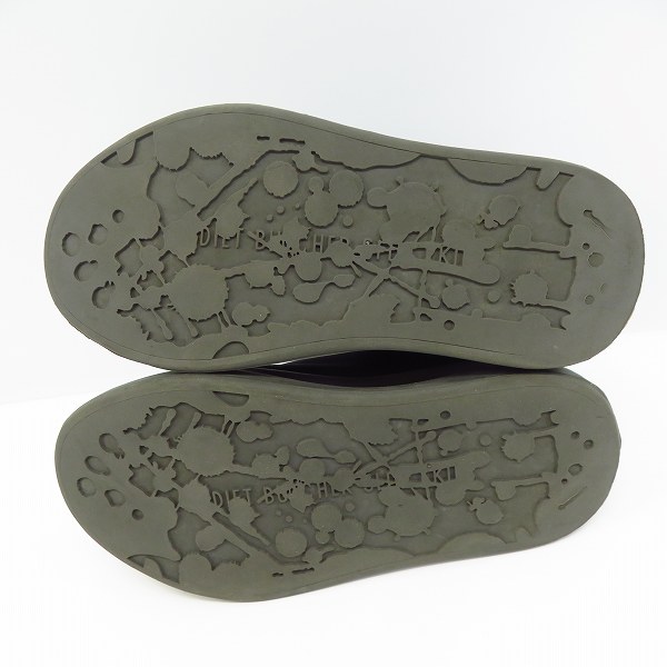 実際に弊社で買取させて頂いたDIET BUTCHER SLIM SKIN/ダイエットブッチャースリムスキン サイドジップスニーカー/41の画像 2枚目