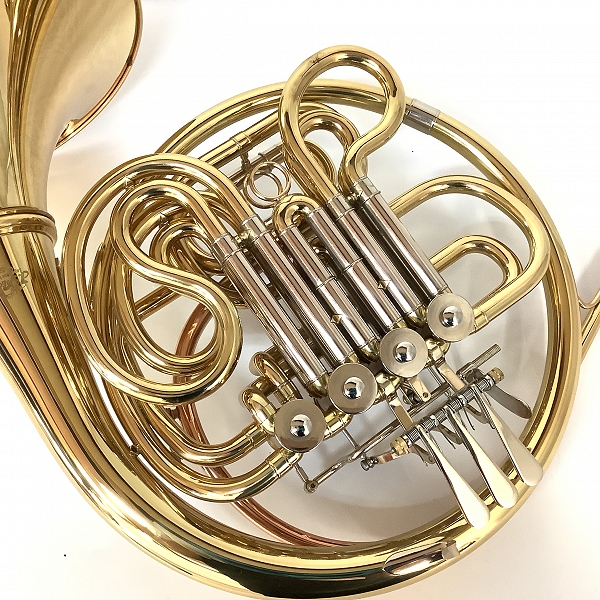実際に弊社で買取させて頂いた★J Michael/Jマイケル FH-850 フレンチホルン フルダブルホルン デタッチャブルベル マウスピース/ケース付き【難あり】の画像 3枚目