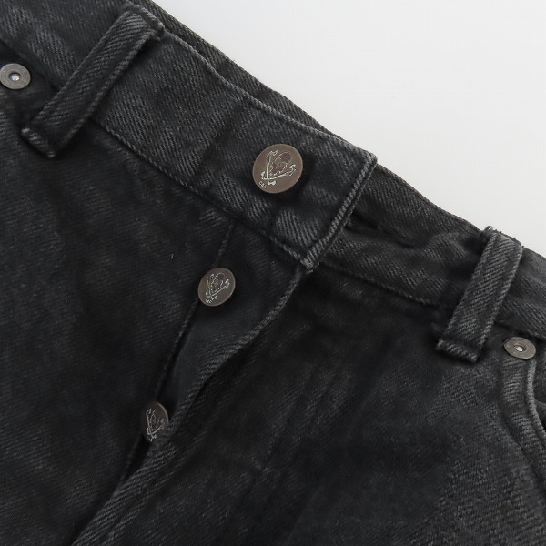 実際に弊社で買取させて頂いたCELT&COBRA/ケルト＆コブラ Lot:J9 ブラック デニムパンツ/W29L32の画像 5枚目