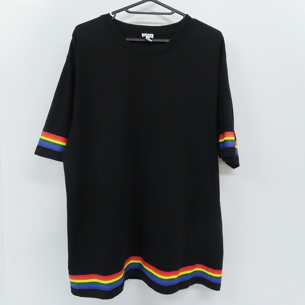 実際に弊社で買取させて頂いた【JPタグ】LOEWE/ロエベ 19SS レインボー ロゴプリント Tシャツ/XL
