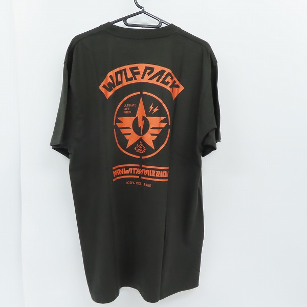 実際に弊社で買取させて頂いたMAN WITH A MISSION/マンウィズアミッション WOLF PACK 半袖 バンドTシャツ Lの画像 1枚目