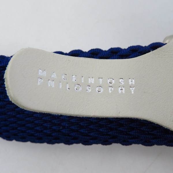 実際に弊社で買取させて頂いたMACKINTOSH PHILOSOPHY/マッキントッシュフィロソフィー ゴムメッシュベルトの画像 3枚目
