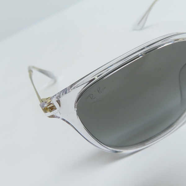 実際に弊社で買取させて頂いたRay-Ban/レイバン トランスペアレント クリア  ウェリントン サングラス/アイウェア RB4348Dの画像 7枚目