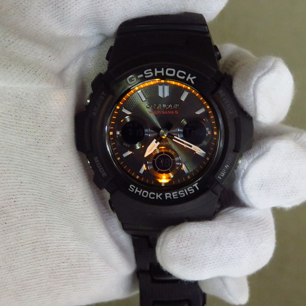 実際に弊社で買取させて頂いたG-SHOCK/Gショック デジアナ 電波/ソーラー AWG-M100SBC-1AJF の画像 6枚目
