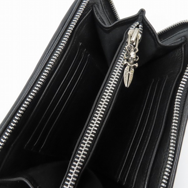 実際に弊社で買取させて頂いたSTANLEY GUESS/スタンリーゲス ラウンドジップウォレット w/スパイダーウェブ&ラージスパイダーの画像 4枚目