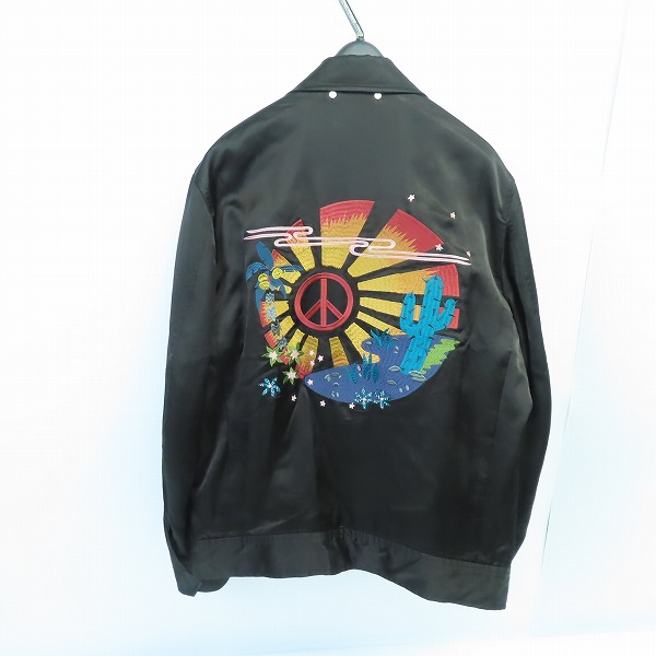 実際に弊社で買取させて頂いたPS Paul Smith/ピーエス ポールスミス 蛇刺繍 スイングトップ型スカジャン PY-BM-57330/XLの画像 1枚目