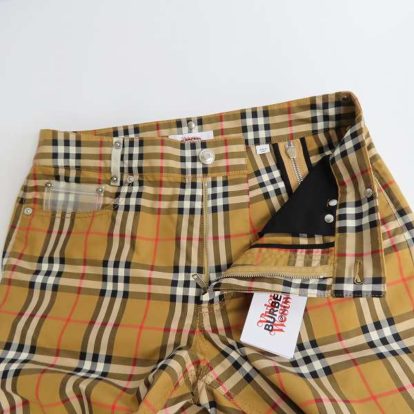 実際に弊社で買取させて頂いたBURBERRY×Vivienne Westwood/バーバリー×ヴィヴィアンウエストウッド チェックパンツ/IT40の画像 6枚目