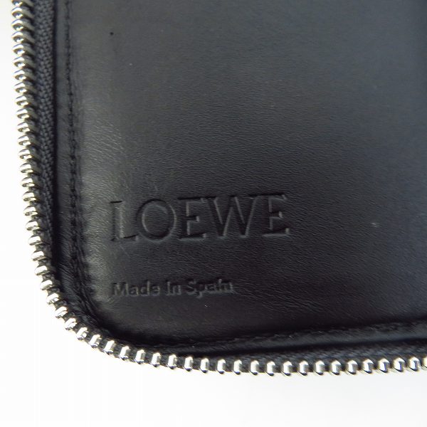実際に弊社で買取させて頂いたLOEWE/ロエベ パズル オープン ウォレット/長財布 クラシックカーフレザー/アナグラムロゴ の画像 5枚目