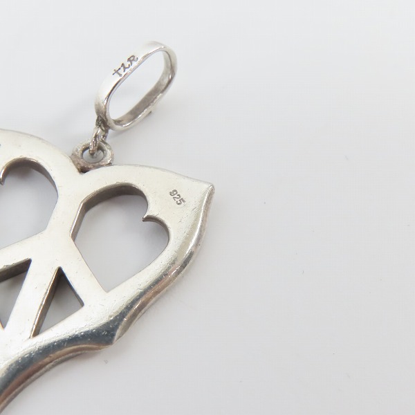 実際に弊社で買取させて頂いたLoree Rodkin/ローリーロドキン ミディアム ゴシックピースハート ペンダントトップの画像 5枚目