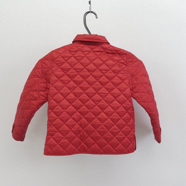 実際に弊社で買取させて頂いたBURBERRY/バーバリー 裏ノバチェック 中綿キルティングジャケット KIDS/120cmの画像 1枚目