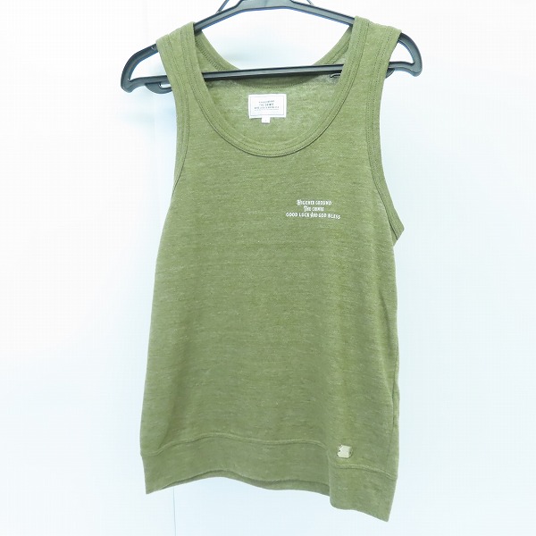 実際に弊社で買取させて頂いたCRIMIE/クライミー 胸プリント タンクトップ カーキ size：S